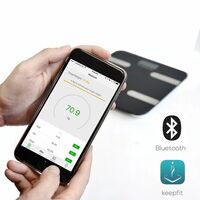  mbeat  inchactiVIVA inch Bluetooth BMI and Body Fat Smart Scale with Smartphone APP