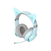 Edifier G5BT Cat Sky Blue Hi-Res Bluetooth Gaming Headset with Hi-Res, Low Latency 45ms (5ms), RGB Lighting, Multi-Mode, Bluetooth v5.2 AUX