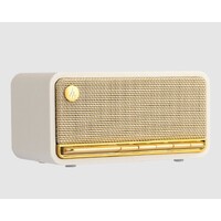 Edifier MP230 WHITE Portable Bluetooth Retro Speaker - Bluetooth 5.0, AUX, micro SD, USB Audio Streaming, 10hrs Battery Life