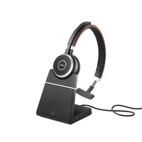 Jabra Evolve 65 SE UC Mono Headset Includes Charging Stand  Link380a Dongle Dual Connectivity 2ys Warranty