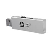 HP x818w 32GB USB 3.2 Flash Drive Silver Metal, PCBA 3.2