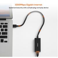 mbeat mbeat USB 3.0 Gigabit Etherent Adapter - Black