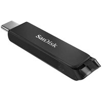 SanDisk Ultra USB Type-C Flash Drive CZ460 32GB USB Type C 3.1 Black Super-thin Retractable 5Y