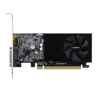 Gigabyte nVidia GeForce GT 1030 2GB DDR4 Fan PCIe Video Card 4K @ 60Hz HDMI DVI 2xDisplays Low Profile 1417/1379MHz ~GV-N1030SL-2GL GV-N1030D5-2GL