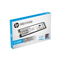 HP FX700 512GB PCIe Gen 4x4 M.2 NVMe 2.0 SSD 6300MB s  3100MB s Up to 7200 MB s read speed