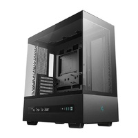 DeepCool CH690 DIGITAL Mid-Tower ATX Case, Panoramic Design,  Support up to 420mm Radiator, Supports Rear Connector Motherboards, USB3.02Audio Mic1