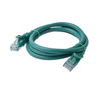 8Ware CAT6A Cable 1m - Green Color RJ45 Ethernet Network LAN UTP Patch Cord Snagless