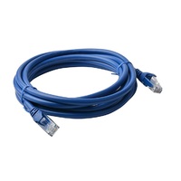 8Ware CAT6A Cable 5m - Blue Color RJ45 Ethernet Network LAN UTP Patch Cord Snagless