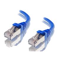 Astrotek CAT6A Shielded Ethernet Cable 50cm 0.5m Blue Color 10GbE RJ45 Network LAN Patch Lead S FTP LSZH Cord 26AWG