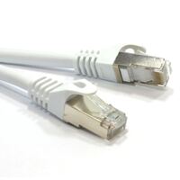 Astrotek CAT6A Shielded Cable 5m Grey White Color 10GbE RJ45 Ethernet Network LAN S FTP LSZH Cord 26AWG PVC Jacket