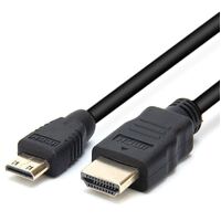 Astrotek Mini HDMI to HDMI Cable 2m with Ethernet 1.4V 3D HD 1080p Male to Male for Camera Camcorder Mobile Laptop Tablet Graphic Video Card