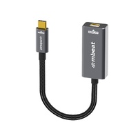 mbeat Tough Link USB-C to Mini DisplayPort Adapter  Host Interface: USB-C 3.2 Gen 2 Up to 4K 60Hz (38402160)