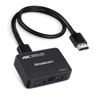 Simplecom CM423v3 HDMI 2.0 Audio Extractor Optical SPDIF  3.5mm Stereo with ARC 4K 60Hz