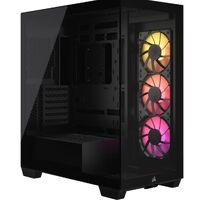 CORSAIR 3500X ARGB Mid-Tower PC Case Black