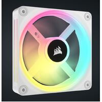 CORSAIR QX RGB Series iCUE LINK QX120 RGB WHITE 120mm Magnetic Dome RGB Fan Expansion Kit