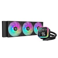 DeepCool LQ360 360mm Liquid Cooler, 3 xFD12 ARGB Fans, Hydro Bearing, LED Digital Display,Intel LGA1700 1200 1151 1150 1155   AMDAM5 AM4