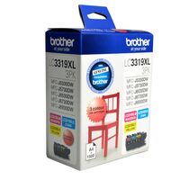 Brother LC-3319XL  Colour Value Pack 1X Cyan 1X Magenta 1X Yellow-MFC-J5330DW J5730DW J6530DW J6730DW J6930DW - up to 3000 P
