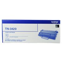 Brother TN-3420 Mono Laser Toner - High Yield to suit HL-L5100DN L5200DW L6200DW L6400DW  MFC-L5755DW  L6700DW L6900DWup to 3000 pages