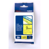 Brother TZE-621 tape 9mm x 8m: black on yellow laminated