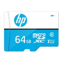 HP U1 64GB MicroSD SDHC SDXC UHS-I Memory Card 100MB s Class 10 Full HD Magnet Shock Temperature Water Proof (No Adaptor)