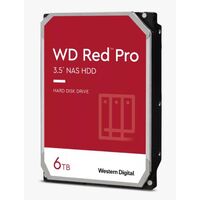 Western Digital WD Red Pro 6TB 3.5 inch NAS HDD SATA3 7200RPM 256MB Cache 24x7 300TBW ~24-bays NASware 3.0 CMR Tech