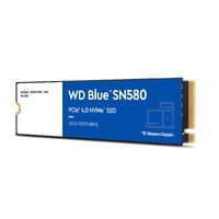 Western Digital WDS500G3B0E Blue SN580 NVMe SSD 500GB  M.2 2280  PCIe Gen4 x4  5-Year Limited Warranty