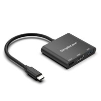 Simplecom DA320 USB-C 3-In-1 Adapter USB 3.2 Gen 1 5Gbps PD HDMI 2.0 4K 60Hz