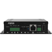 Fanvil PA3 Video Intercom  Paging Gateway 2 SIP Lines 1 Speaker interface and 1 microphone interface Support USB or TF Card Support POE