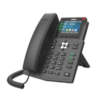 Fanvil X3U Pro Enterprise IP Phone - 2.8 inch Colour Screen 3 Lines No DSS Buttons Dual Gigabit NIC HD Audio Quality 6 SIP Lines PoE