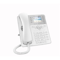 SNOM D735 SIP Desk Telephone, l 2.7 Inch TFT Display, 32 Self-Labeling Function Keys (8 Physical), White