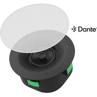 Yealink Ceiling Speaker CS10 Dante Edition, 2-Way Coaxial Dante Ceiling Loudspeaker for Exceptional Sound Quality