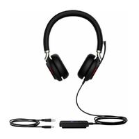 Yealink UH38 Dual Mode USB and Bluetooth Headset Dual USB-C UC Call Controller with Built-In Battery Dual Noise-Canceling Mics Busy Light