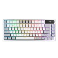 ASUS ROG AZOTH PBT WHT  (Snow Switch)  Gaming Keyboard OLED Display NX Snow Switch 75 Keys Tri-mode Connection White