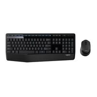 Logitech MK345 Wireless Keyboard  Mouse Combo Full Size 12 Media Key Long Battery Life Comfortable (NEW!!)