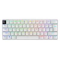 Logitech PRO X 60 LIGHTSPEED Wireless Gaming Keyboard -White 2.4GHz LIGHTSPEED Bluetooth or USB wired connection 2-Year Limited Hardware Warranty
