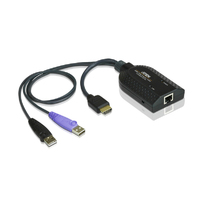 Aten HDMI USB KVM Adapter Cable with Virtual Media  Smart Card Reader Support for KN KM KH series