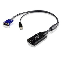 Aten KVM Cable Adapter with RJ45 to VGA  USB Supports Virtual Media