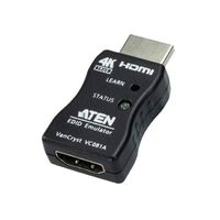 Aten VC081A True 4K HDMI EDID Emulator Adapter Superior video quality up to 3840 x 2160   60Hz (4:4:4) LED indicators Powered by HDMI Source