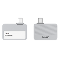 Lexar Professional Go Portable SSD, SL400 PSSD, 2TB, Silver, Up to 1050MB s read, 1000MB s write speeds