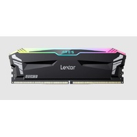 Lexar LD5EU016G-R6400GDLA Ares U-DIMM DDR5 6400 32GB Kit (16GB2),with heatsink and RGB lighting, Black, dual pack