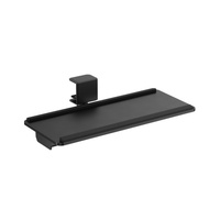 Brateck KBT11-01 CLAMP-ON SIT-STAND KEYBOARD TRAY WITH WRIST REST  STORAGE DRAWER (BLACK)