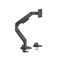 Brateck LDT81-C012-B NOTEWORTHY HEAVY-DUTY GAS SPRING MONITOR ARM For most 17 inch~49 inch Monitors Fine Texture Black (new)