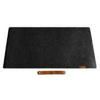 Brateck MP07-10-G Large Felt Mouse Pad Dark Grey