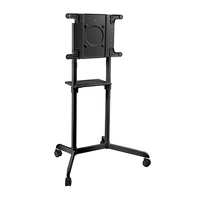 Brateck Rotating Mobile Stand for Interactive Display Fit 37 inch-70 inch Up to 70Kg - Black
