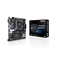 ASUS AMD A520M PRIME A520M-E (Ryzen AM4) Micro ATX Motherboard with M.2 support 1 Gb Ethernet HDMI DVI D-Sub SATA 6 Gbps USB 3.2 Gen 2 Type-A