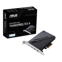 ASUS THUNDERBOLTEX 4 Expansion Card Dual Thunderbolt 40 Gbps Bi-Directional 4xUSB-C 1xDP 4xPCIE3.0