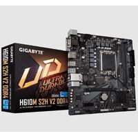 Gigabyte H610M S2H V2 DDR4 1.0 Intel LGA 1700 mATX Motherboard 2x DDR4 ~64GB 1x PCI x16= 1x PCI=E x1 1x M.2 4x SATA 2x USB3.2 4x USB 2 - EDSYS