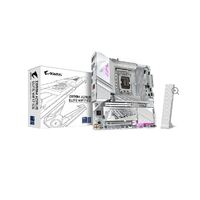 Gigabyte Z890M A ELITE WF7 ICE Intel LGA 1851 m-ATX Motherboard, 4x DDR5 ~256GB, 2x PCI-E x16, 3x M.2, 4x SATA,  5x USB 3.2, 1x USB-C, 4x USB 2.0