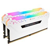 Corsair Vengeance RGB PRO 16GB (2x8GB) DDR4 3000MHz C15 Desktop Gaming Memory White