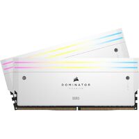 Corsair DOMINATOR TITANIUM RGB 32GB (2x16GB) DDR5 DRAM 6000MT s CL30 Intel XMP Memory Kit  White